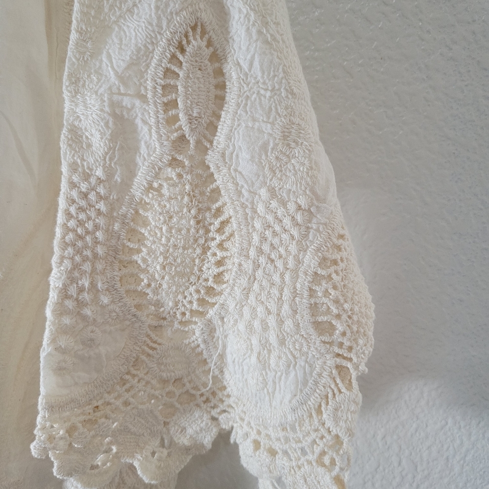 Cirana Lacey 100% Cotton  Blouse 3/4 Sleeve - Picture 4 of 7